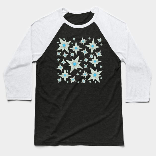 Silver Stars Baseball T-Shirt by LaurenPatrick